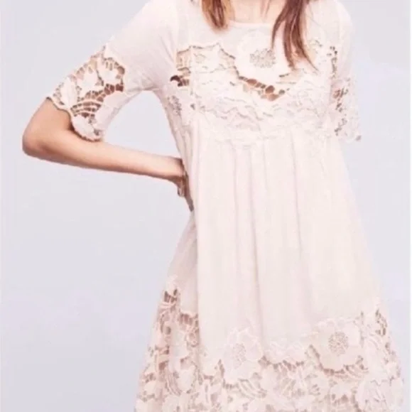 NWT- Anthropologie Holding Horses Babydoll Dress – Size 4 - Picture 2 of 9